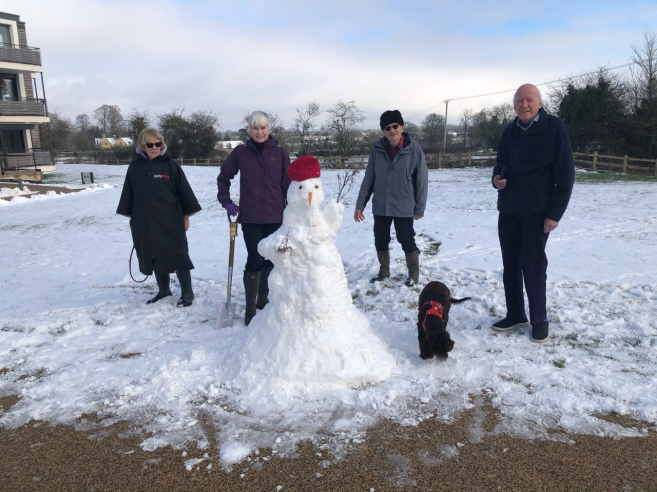 Snow at Wadswick Green